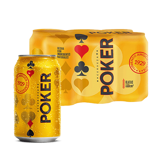 Cerveza Poker - Esmeralda